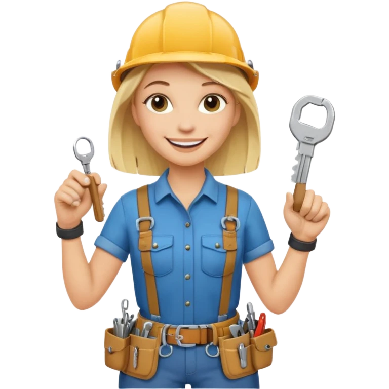 blonde locksmith emoji