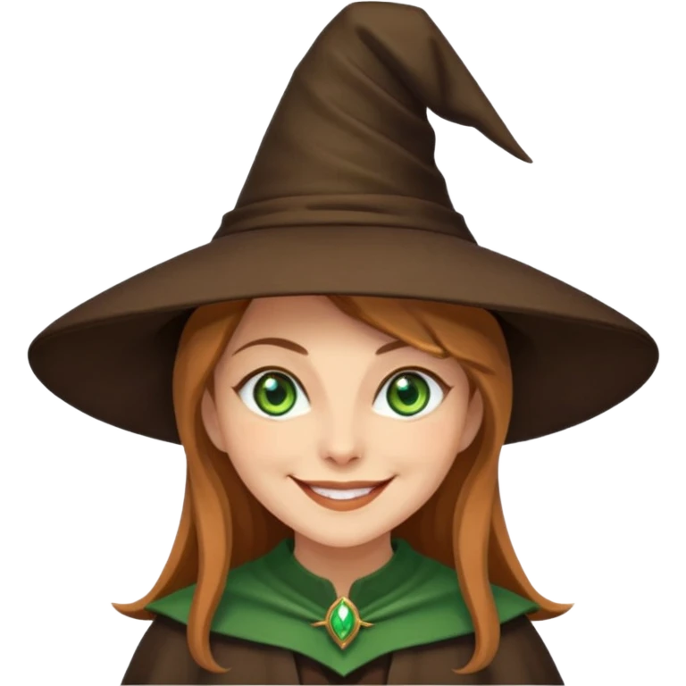 Light brown mixed Witch emoji