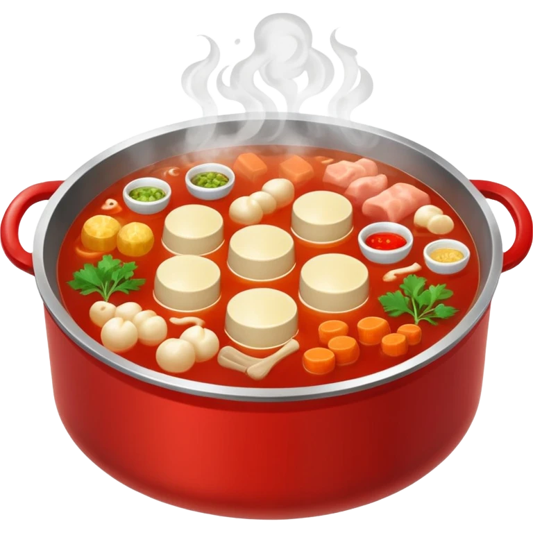 Double flavour hotpot emoji