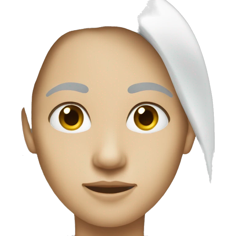 All white everything  emoji