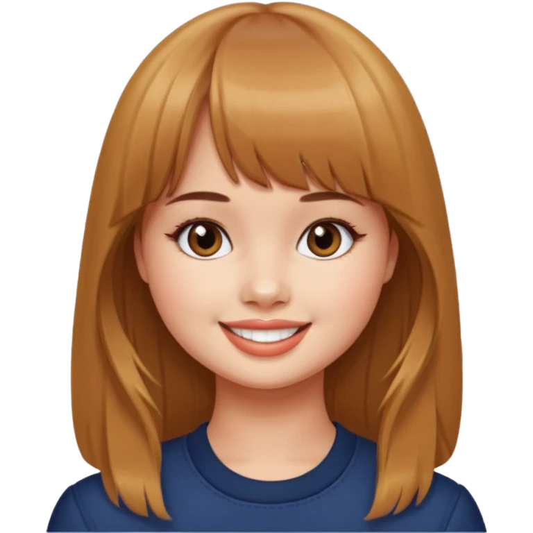 Debby Ryan with straight bangs emoji