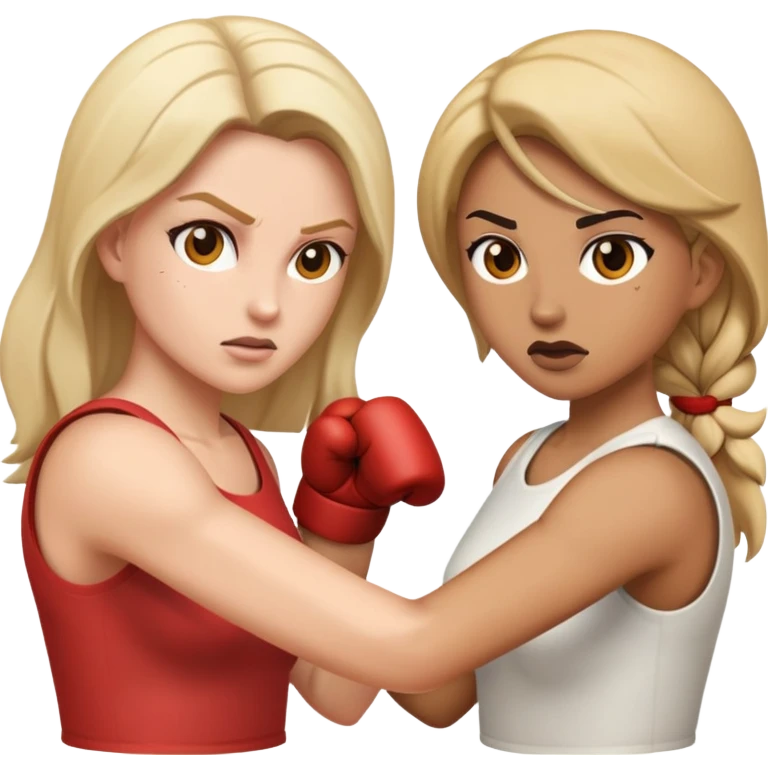 Woman fighting another woman emoji