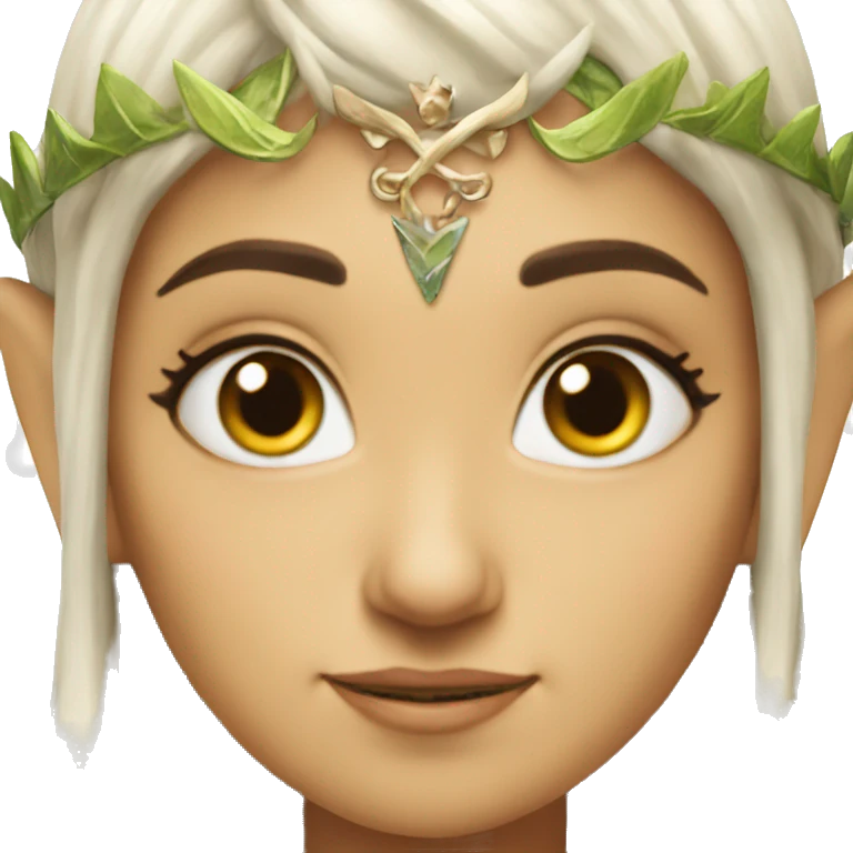 A Queen Elf who's also an owl emoji