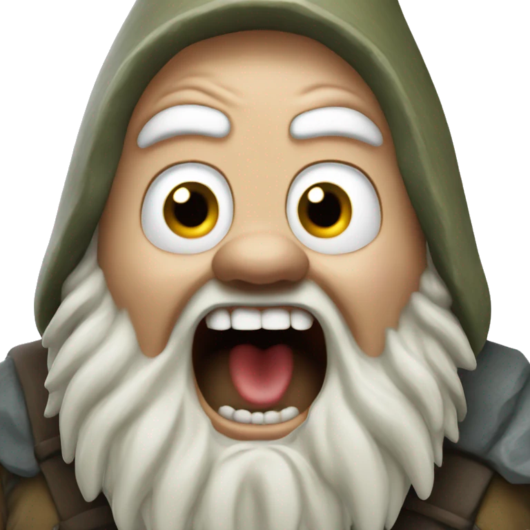 screaming gnome emoji