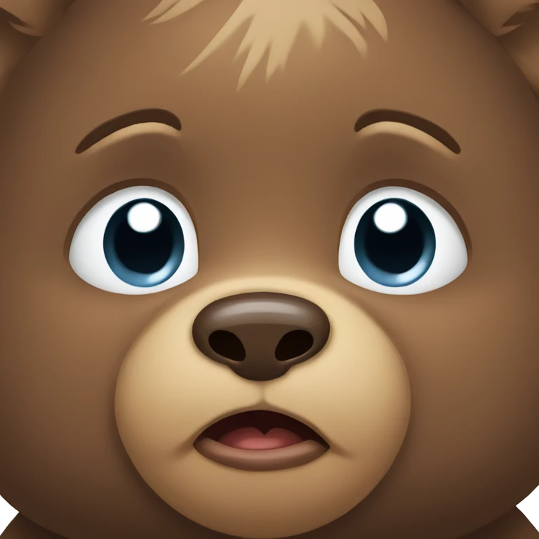 baby bear crying emoji
