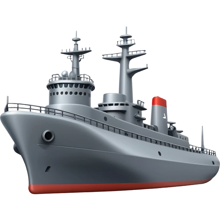 generate a very realistic anti-submarine ship emoji