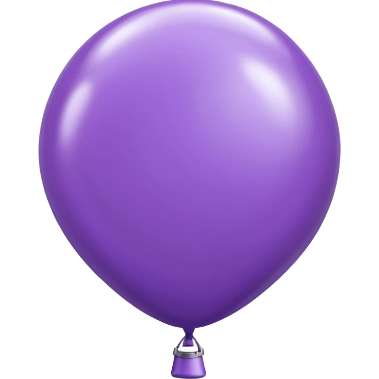 Purple balloon emoji