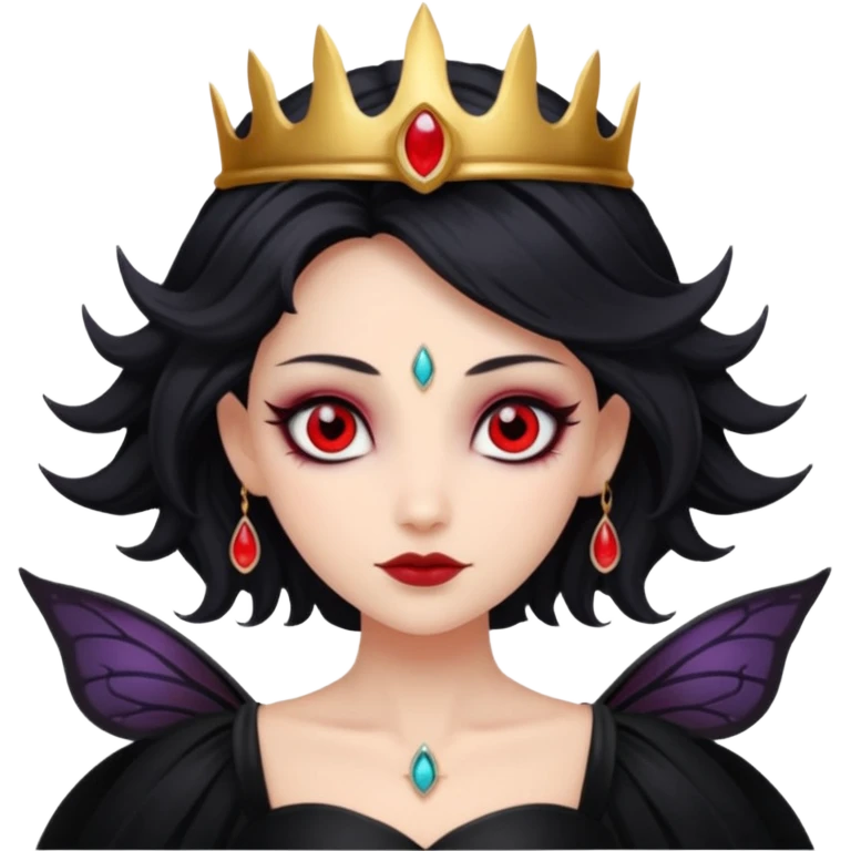 Dark fairy queen – Black gown, red eyes


























 emoji