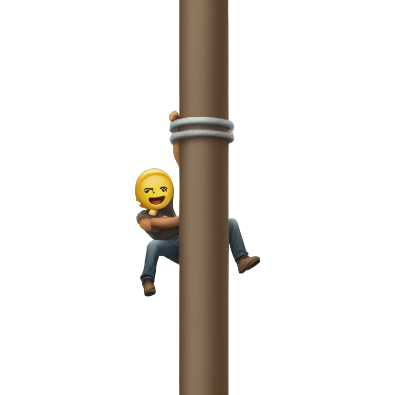 Sliding down a pole  emoji