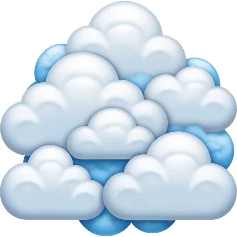 blue sky with clouds background emoji