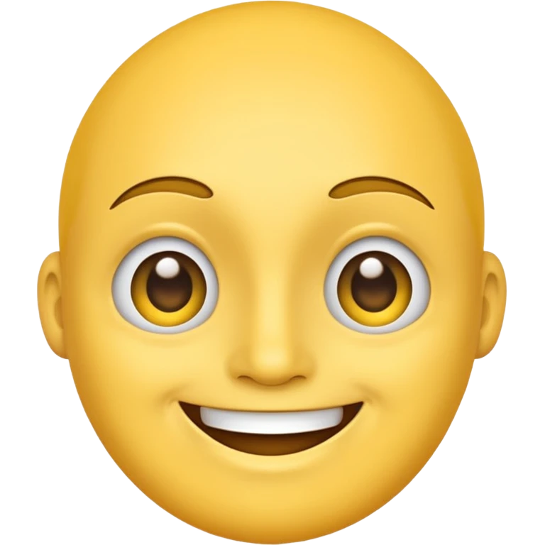 Happy face emoji