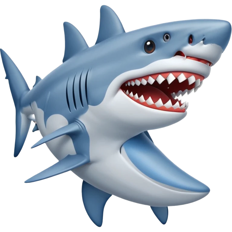 Shark with blue nikes  emoji