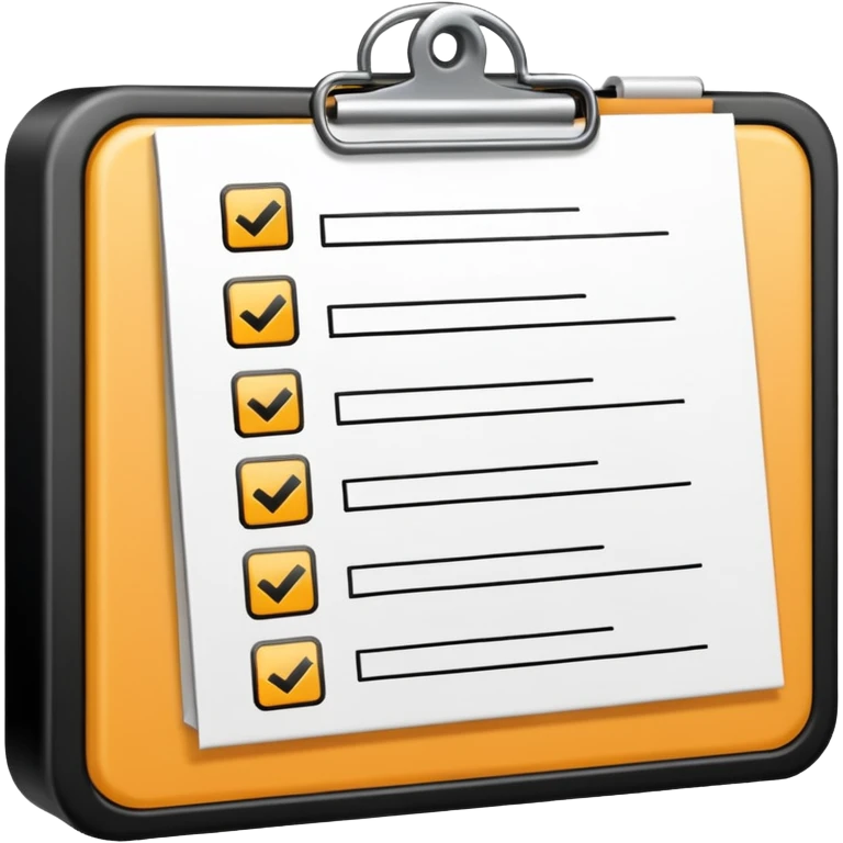checklist emoji