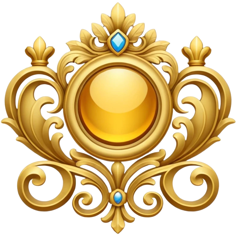 Royal Fancy Deluxe Deco Icon Logo Insignia Symbol emoji | AI Emoji ...