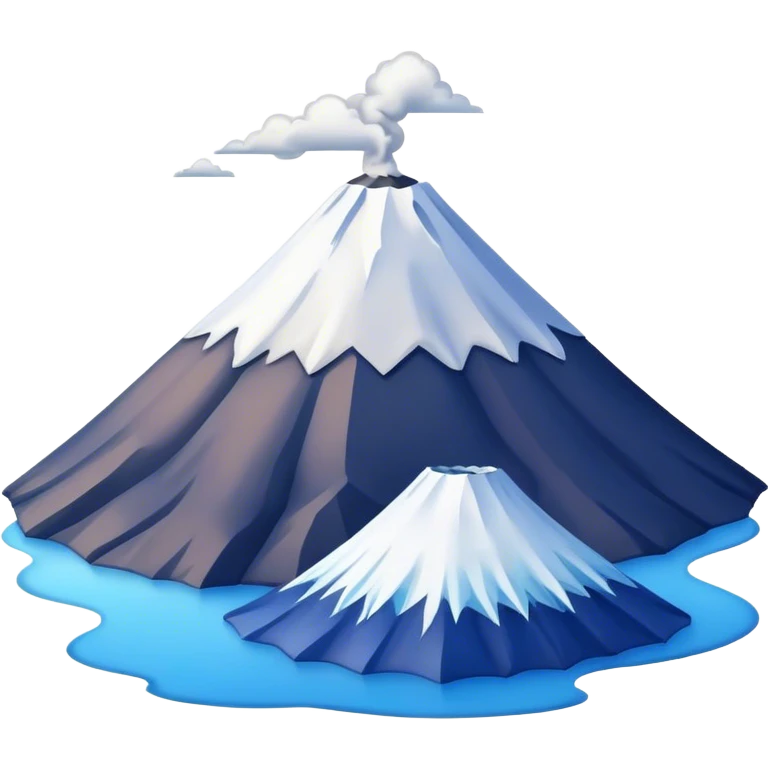 Cinematic Realistic Mount Fuji Emoji  emoji