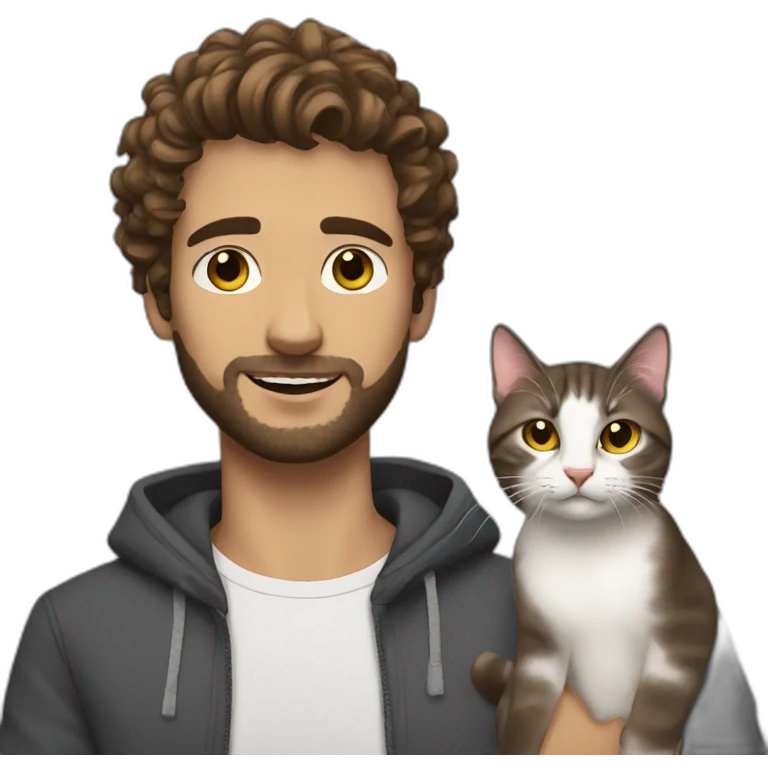 Andrew tate with cat emoji