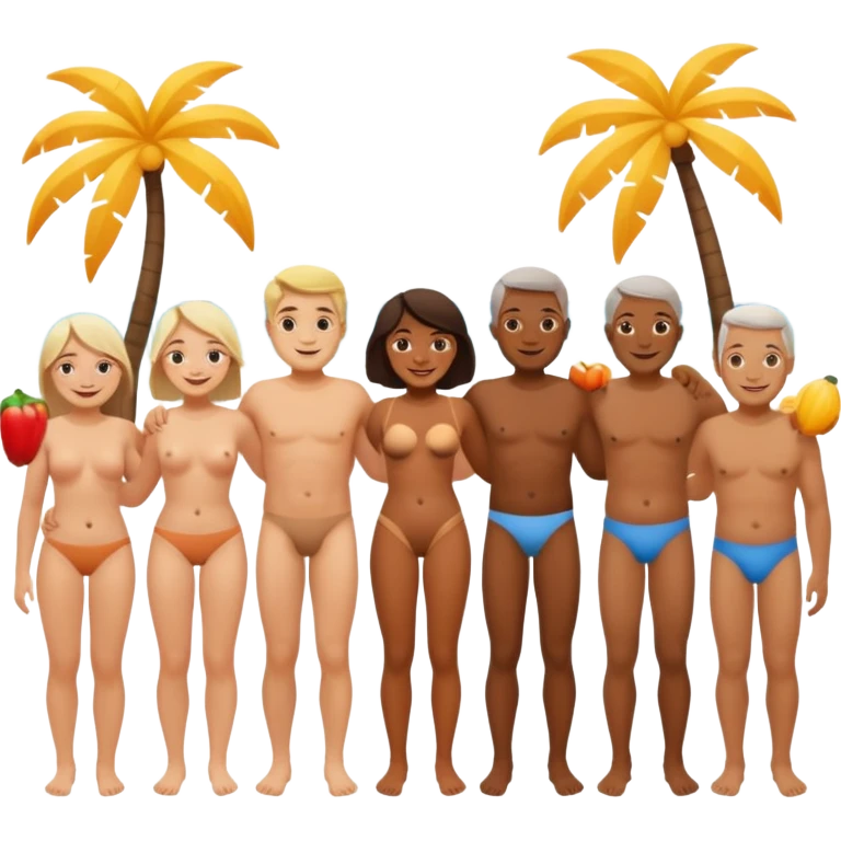 Naturist people emoji