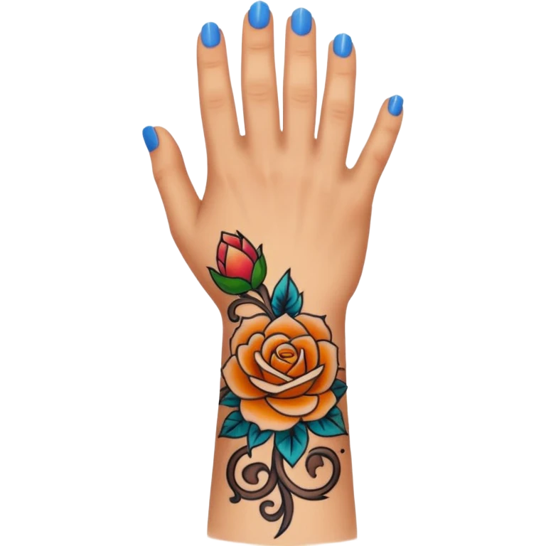 arm tattoo emoji