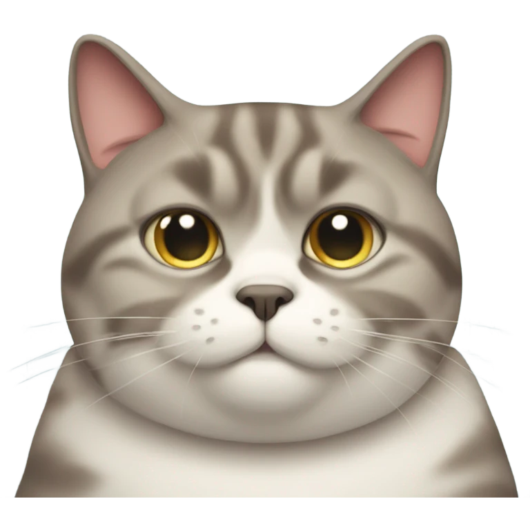 Extremly overly obese cat  emoji