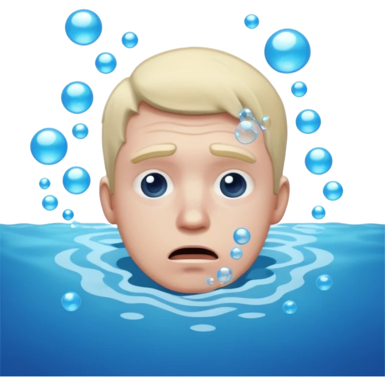 man drowning emoji