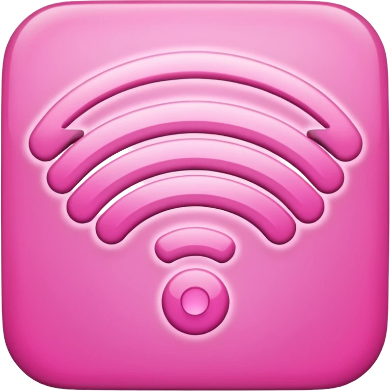 pink wifi emoji