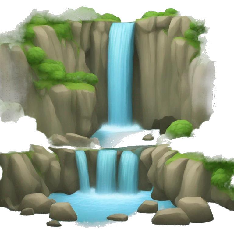 water fall emoji