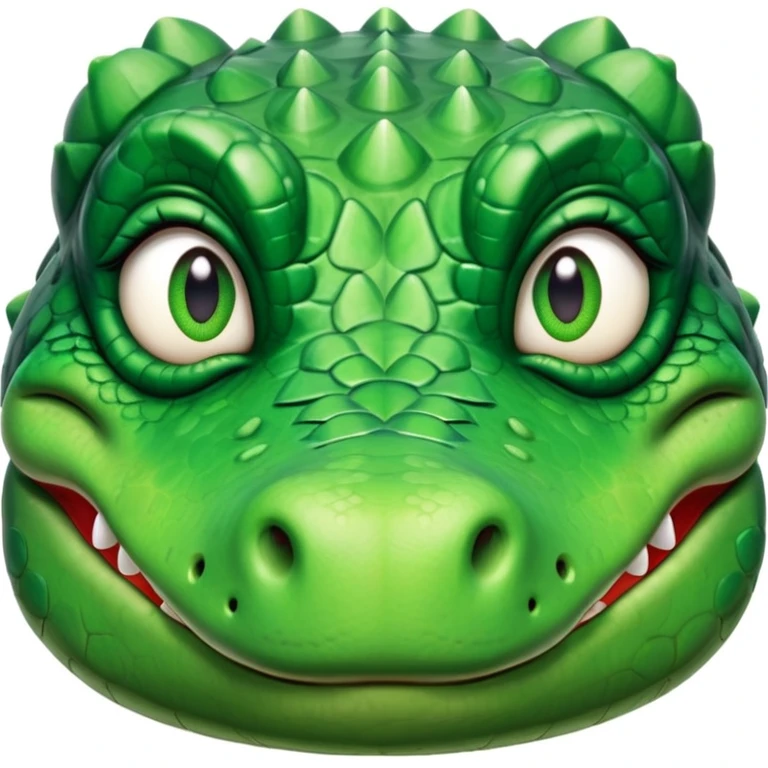 Sad crocodile emoji