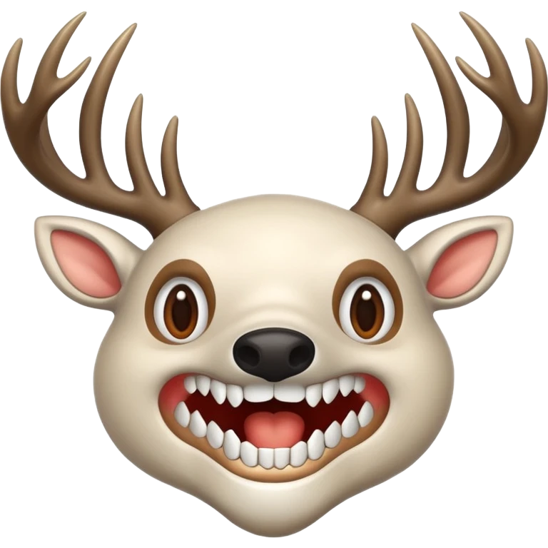 Deer teeth emoji