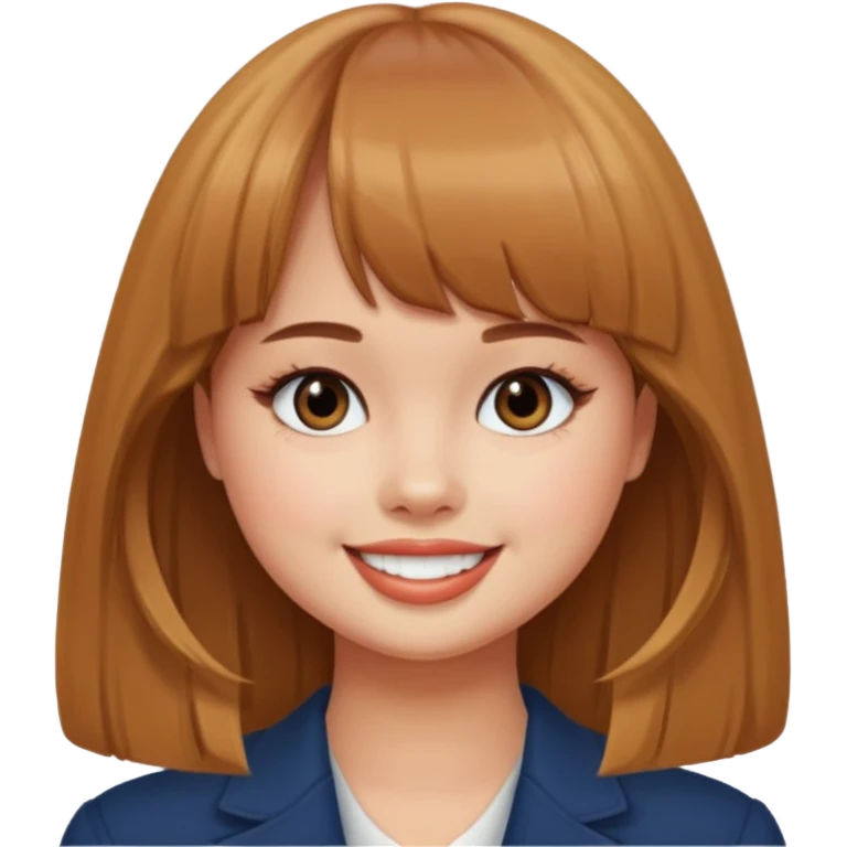 Debby Ryan with straight bangs emoji