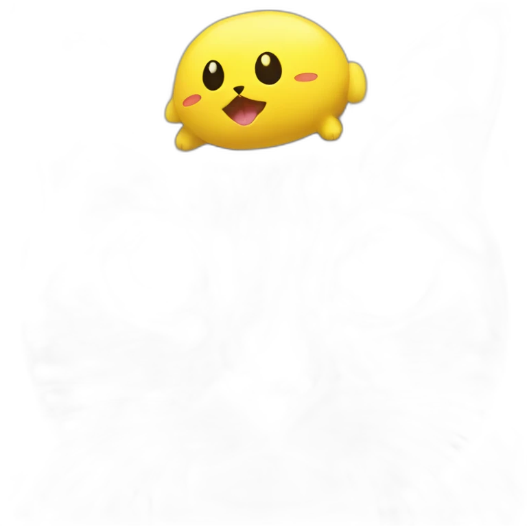 cat on pikachu head emoji