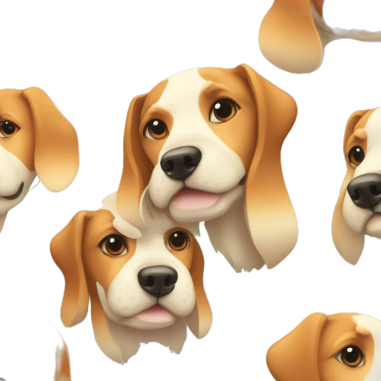 Vector art of dog made of vector gradient shapes abstract shapes vector art emoji