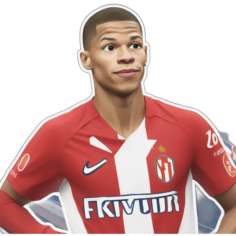 Mbappé at Monaco emoji