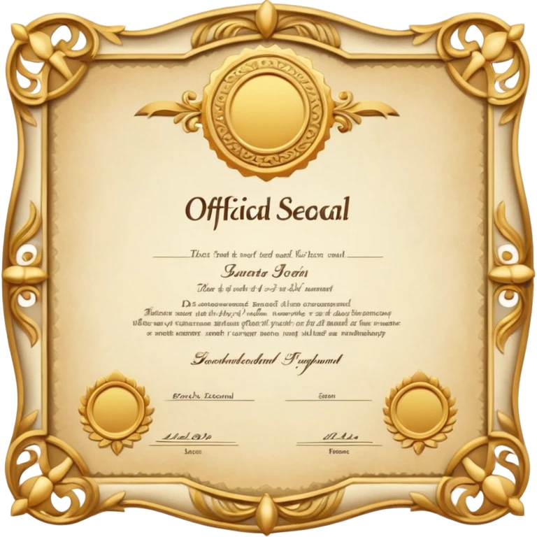Certification emoji