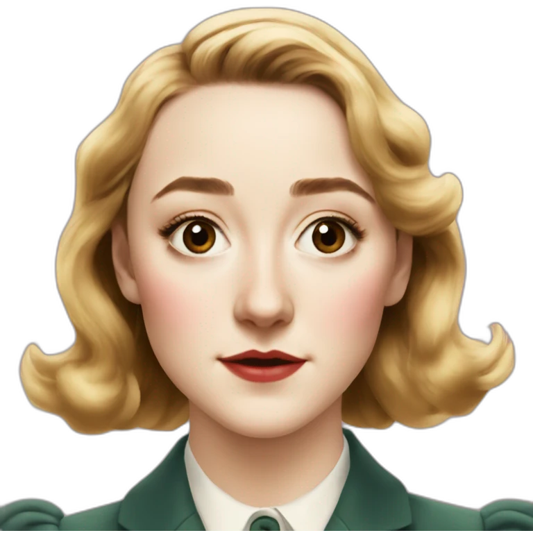 saoirse ronan 1940s face emoji
