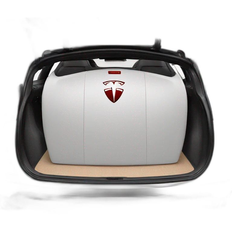 Tesla front trunk emoji