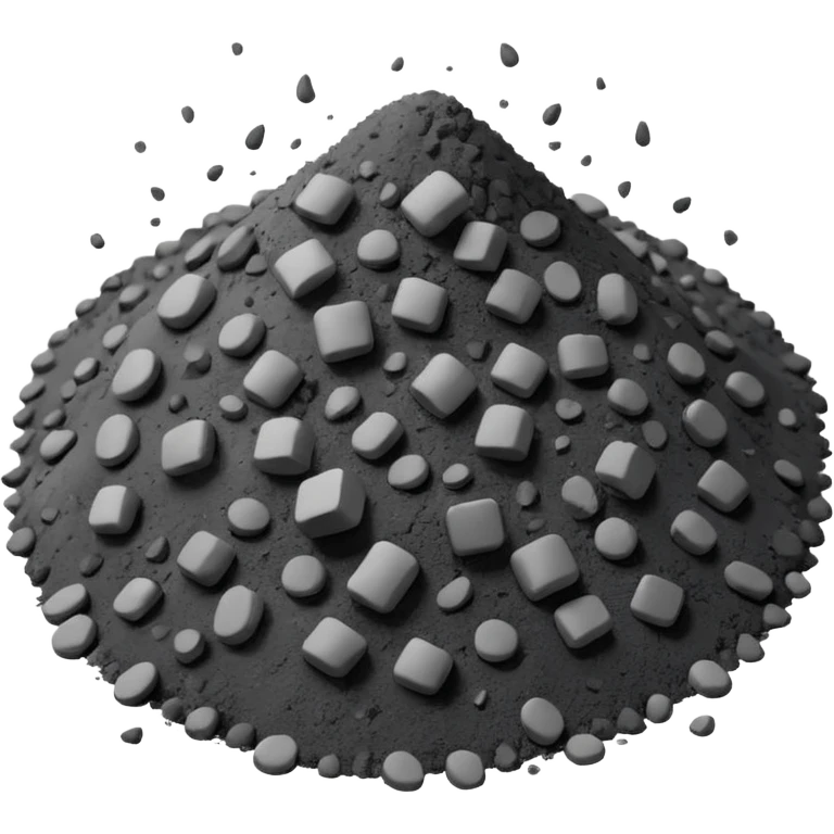 a pile of ashes emoji