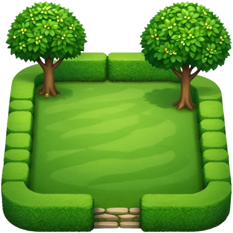 backyard grass garden emoji