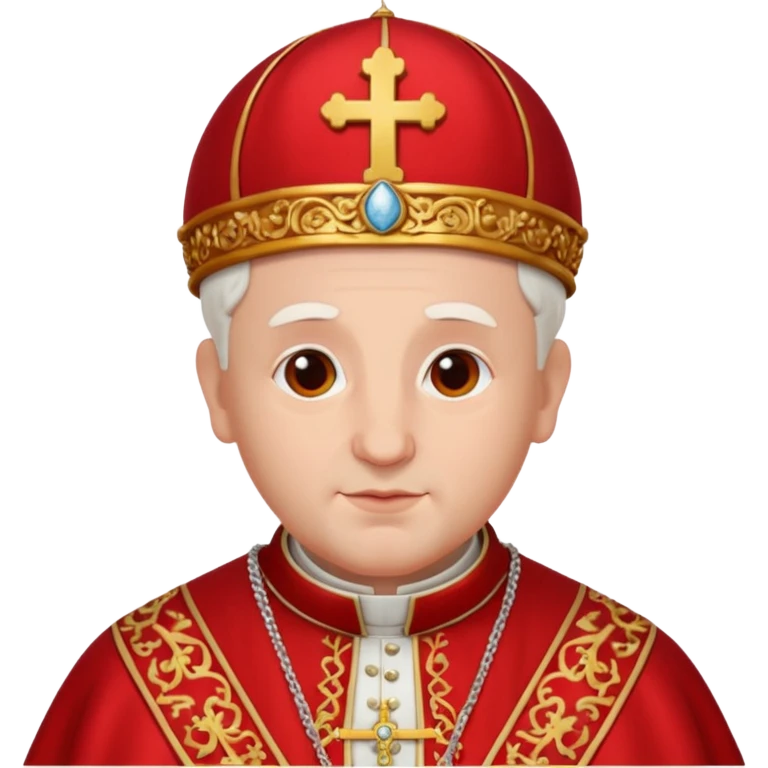 Pope Leo with Mozetta emoji | AI Emoji Generator