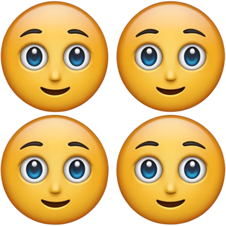 Emoji eyes stone spin multicolore emoji