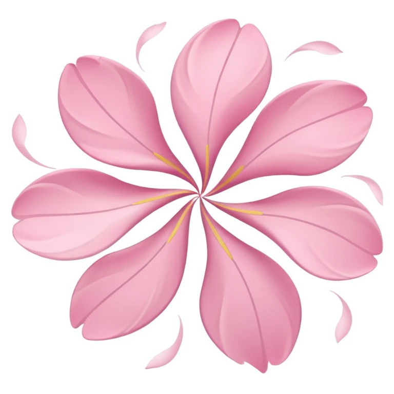 pastel sakura petals swirling in the wind emoji