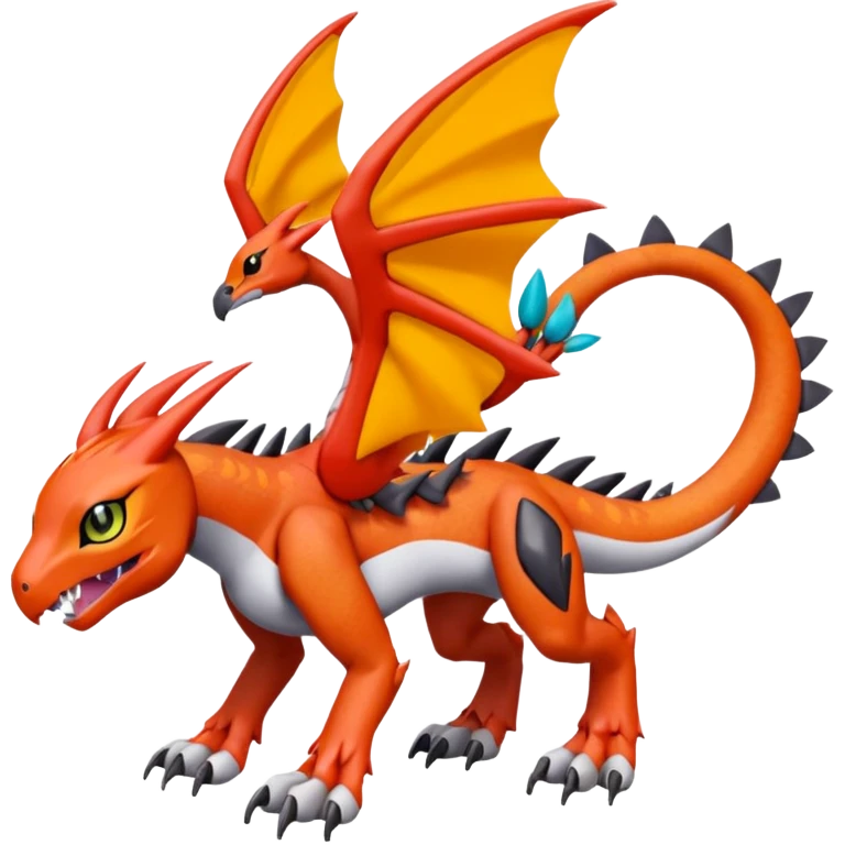 Meloetta-Greymon-Guilmon-Agumon-Pokémon-Digimon-Fakémon-fusion-hybrid-creature emoji