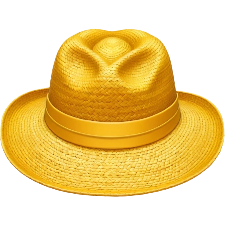 yellow sun hat emoji