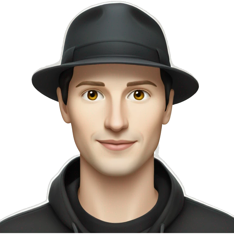 Pavel Durov in cap emoji