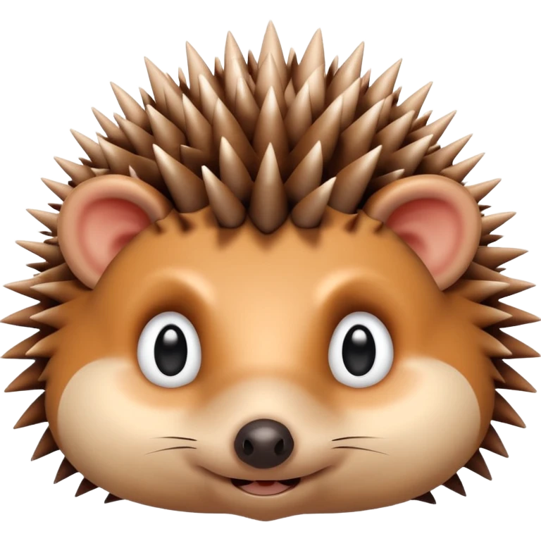 hedgehog face emoji