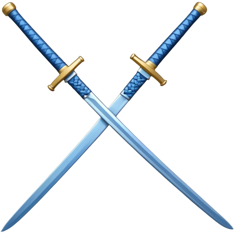 blue katana emoji