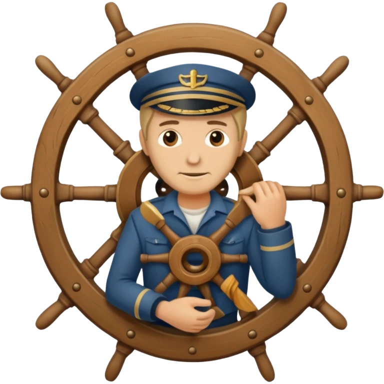 Helmsman emoji
