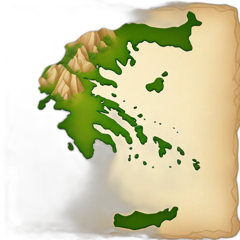 map of greece emoji