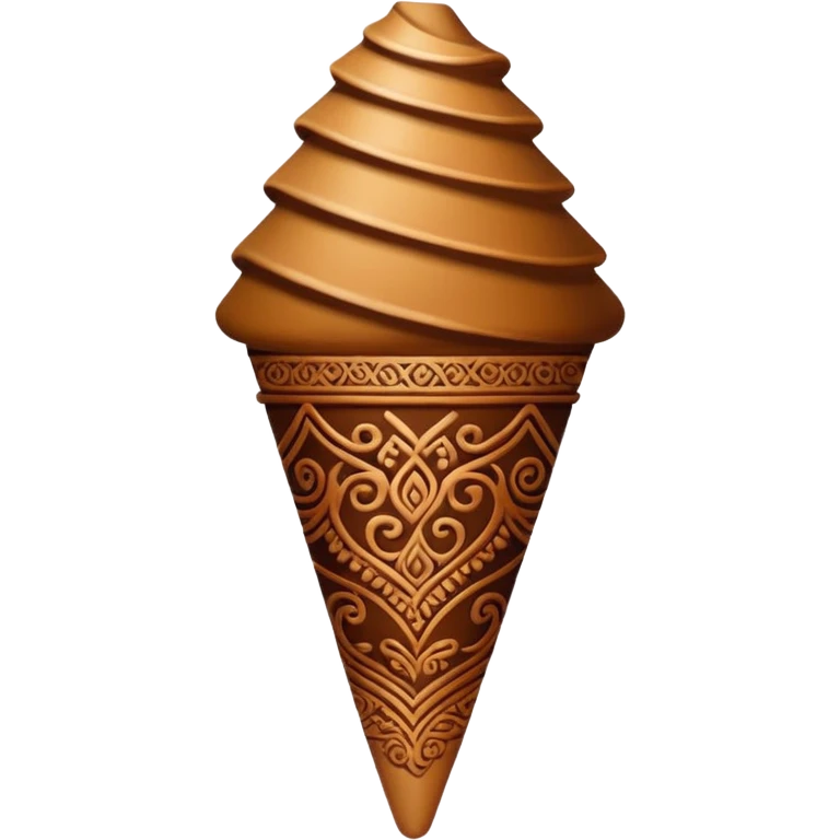 henna cone emoji