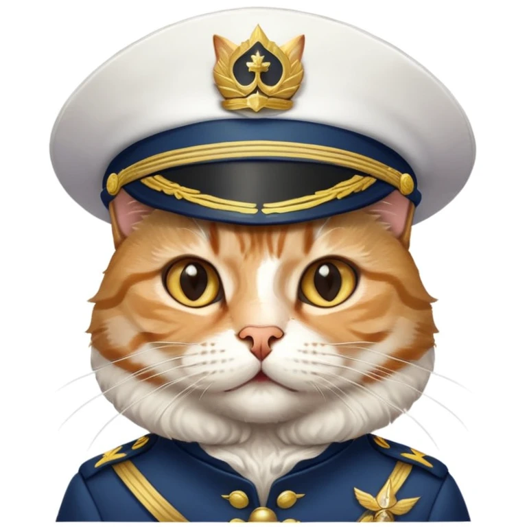 Cat capitan emoji