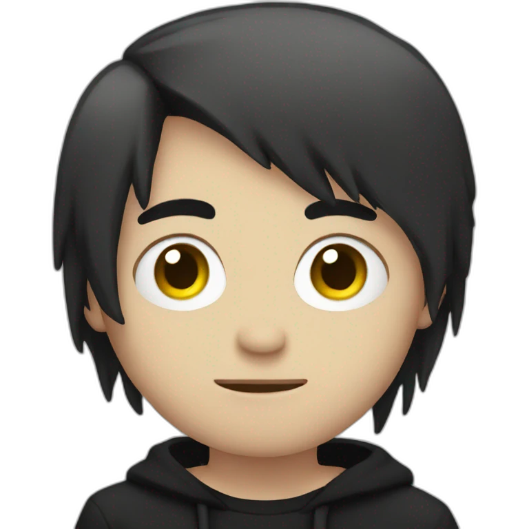 an emo boy emoji